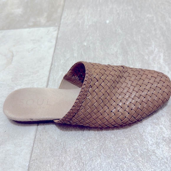 SOUL womens slip on woven mules - brown - US 6 - Picture 3 of 3